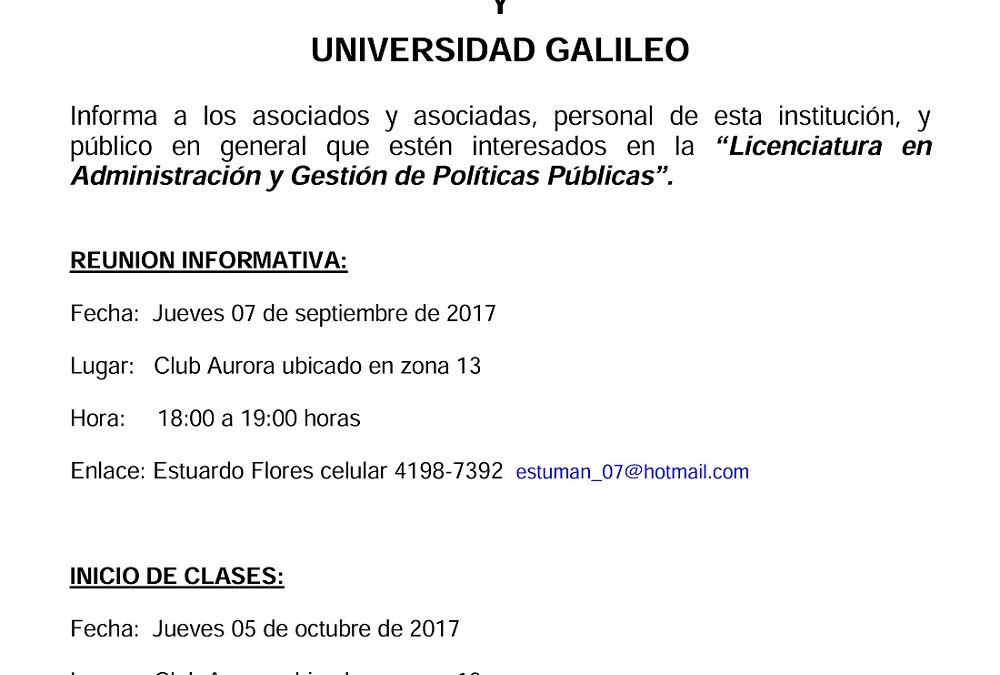 “LICENCIATURA EN ADMINISTRACIÓN Y GESTIÓN DE POLÍTICAS PÚBLICAS”.