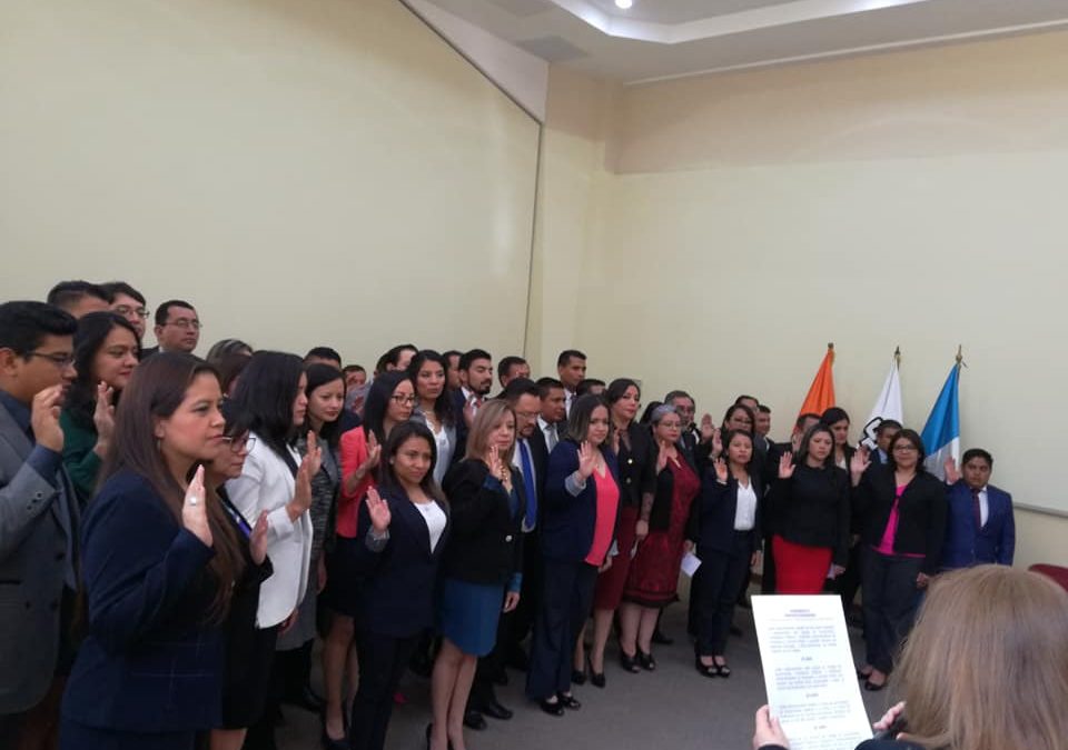 Juramentación de Nuevos Colegiados (09 de marzo de 2019). Grupo No. 1