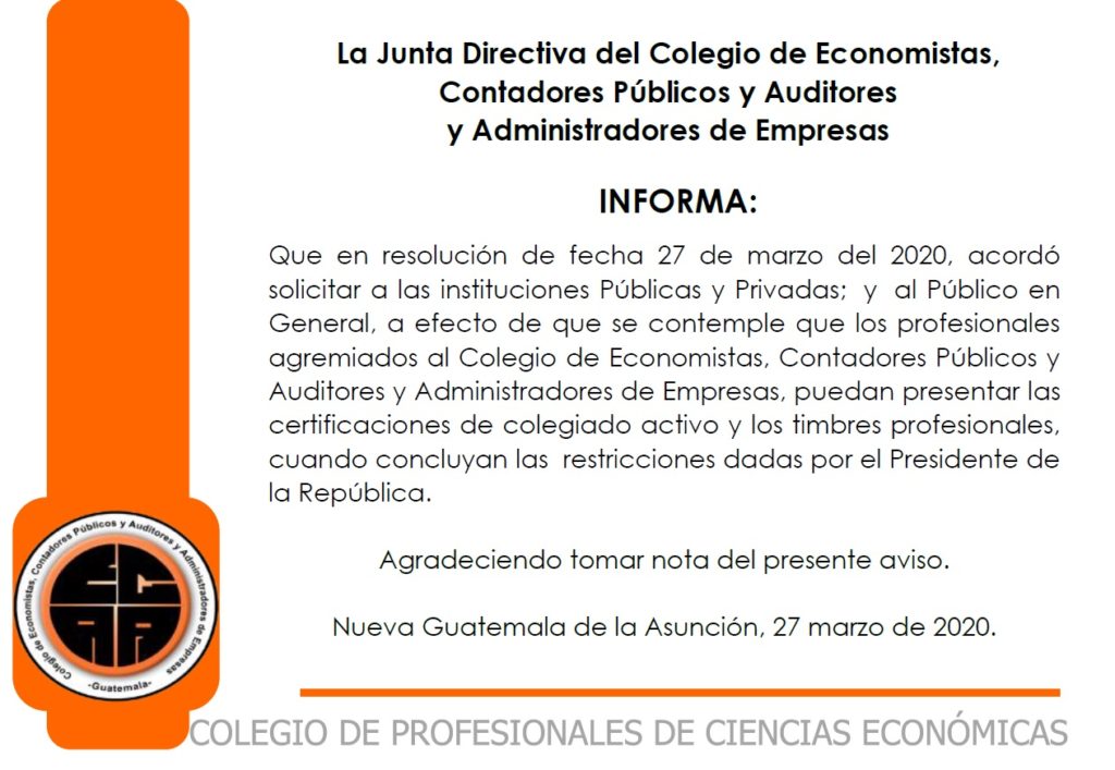 Información (Comunicado)