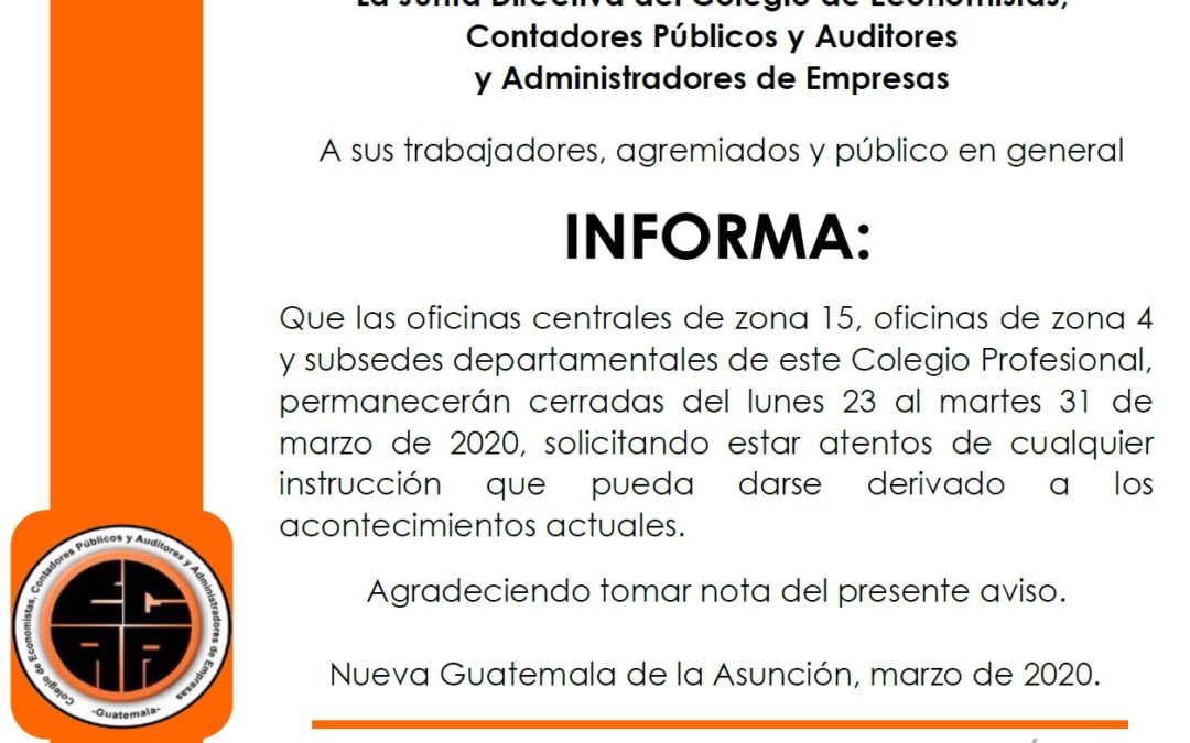 Información de Cierre